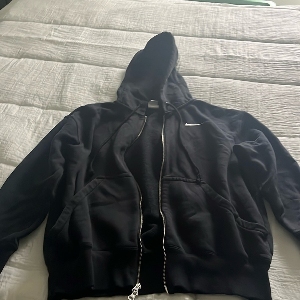 Black Nike zip-up